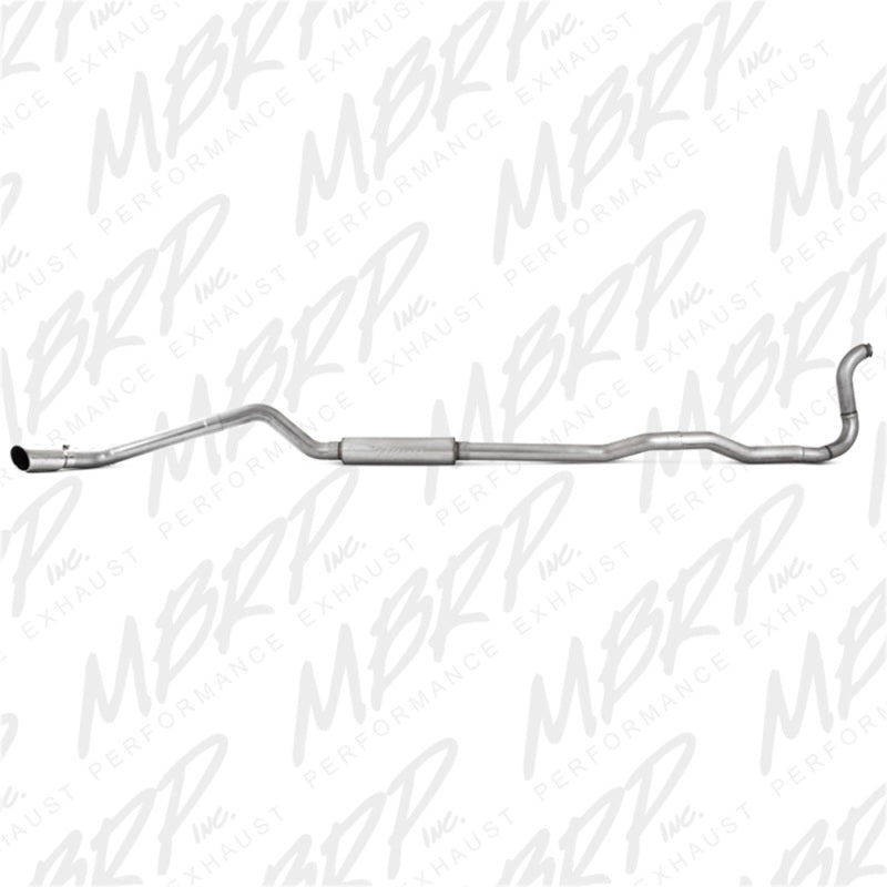 MBRP 88-93 Dodge 2500/3500 Cummins 4WD ONLY Turbo Back Single Side Exit Alum Exhaust System - eliteracefab.com