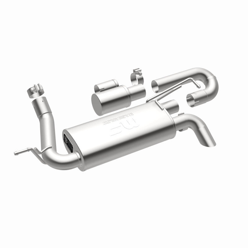 MagnaFlow 07-18 Jeep Wrangler JK Overland Series Axle-Back Exhaust System Magnaflow