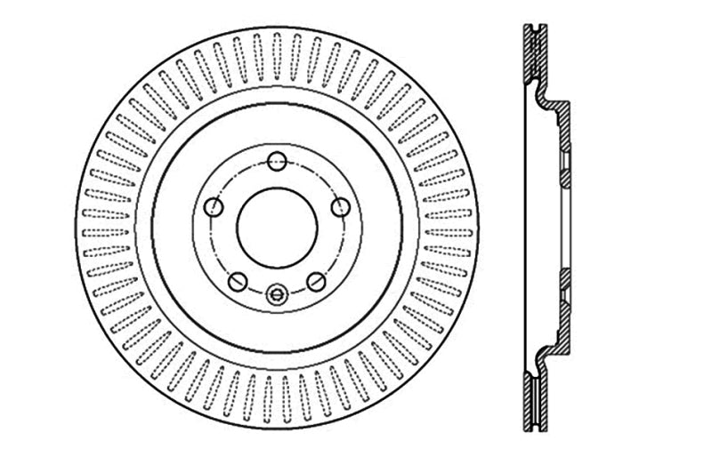 StopTech Slotted & Drilled Sport Brake Rotor Stoptech