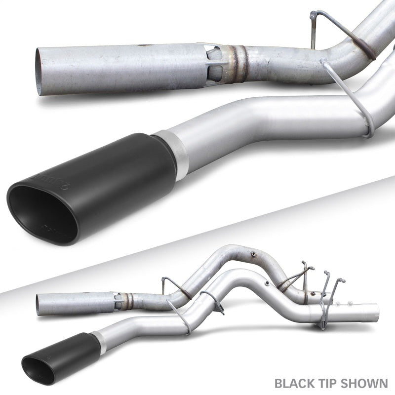 Banks Power 17+ GM Duramax L5P 2500/3500 Monster Exhaust System - SS Single Exhaust w/ Black Tip - eliteracefab.com