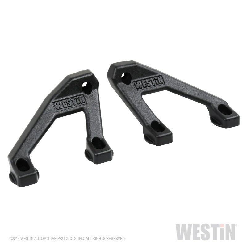 Westin 18-20 Jeep Wrangler / 2020 Gladiator LED Cowl Mount - Textured Black - eliteracefab.com