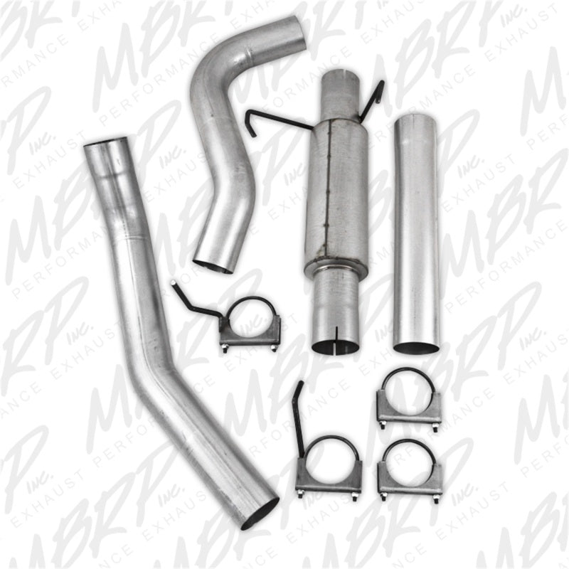 MBRP 2004.5-2007 Dodge 2500/3500 Cummins 600/610 Cat Back P Series Exhaust System - eliteracefab.com