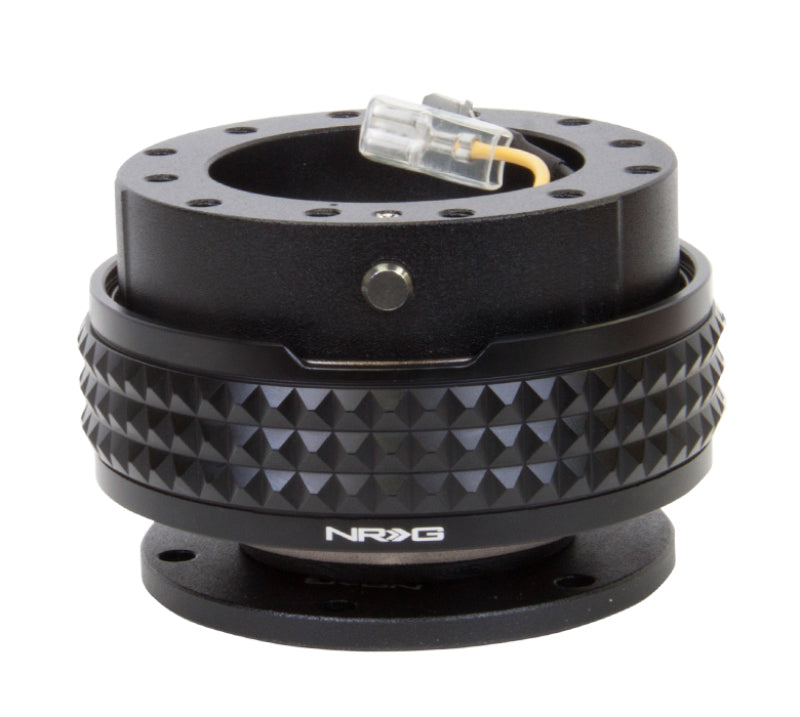 NRG Quick Release Kit - Pyramid Edition - Black Body / Black Pyramid Ring - eliteracefab.com