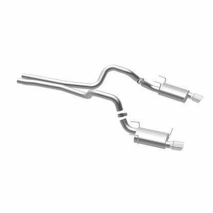 MagnaFlow 13 Ford Mustang Dual Split Rear Exit Stainless Cat Back Performance Exhaust (Street) Magnaflow