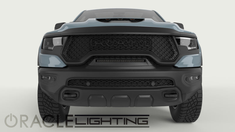 ORACLE Lighting 19-22 RAM Rebel/TRX Front Bumper Flush LED Light Bar System - White - eliteracefab.com