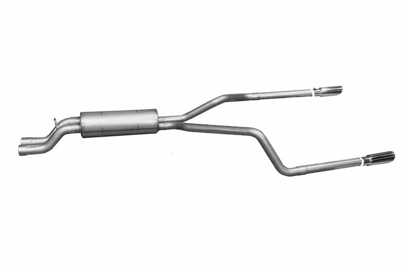 Gibson 02-05 Chevrolet Silverado 2500 HD Base 6.0L 2.5in Cat-Back Dual Split Exhaust - Aluminized Gibson