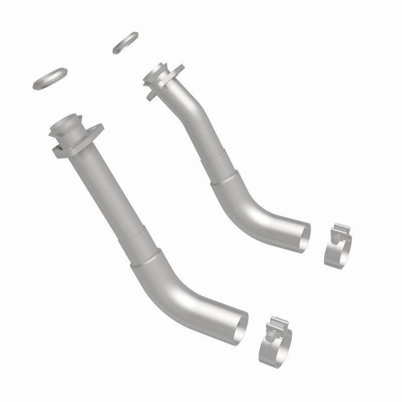 MagnaFlow 66-72 Chevy C10 Pickup V8 2-Piece Front Exhuast Pipe Kit (2in Tubing/Clamps/Inlet Flanges) Magnaflow
