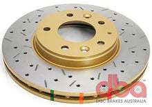 Load image into Gallery viewer, DBA 03-05 Mazda 6 Front 4000 Series Drilled &amp; Slotted Rotor DBA