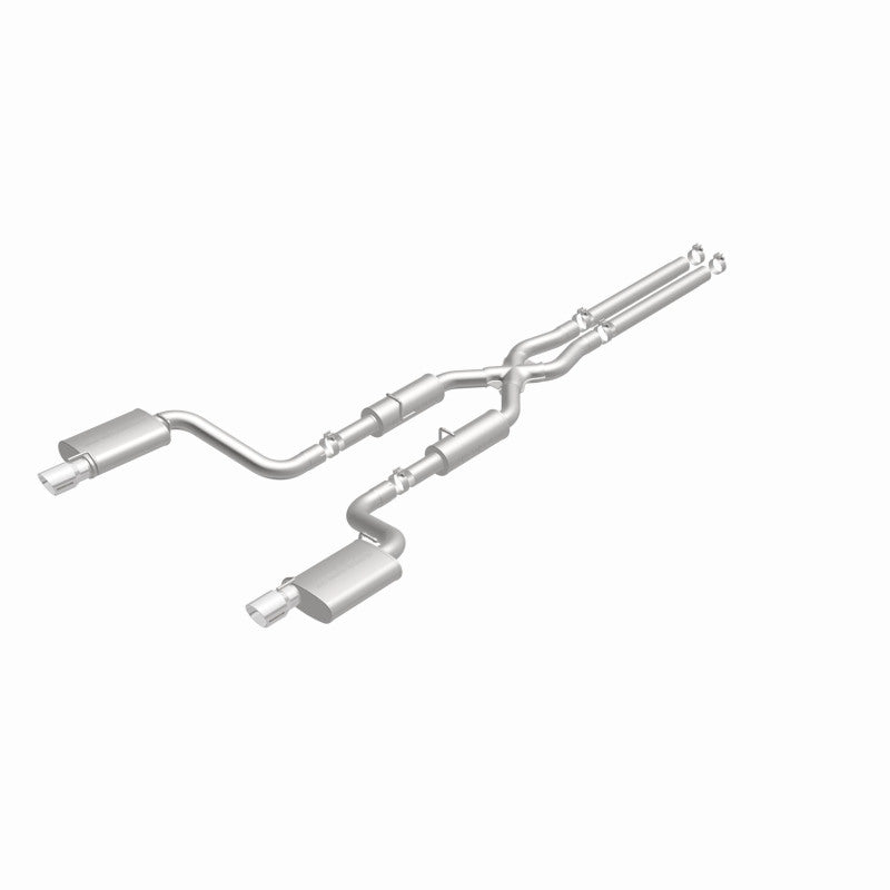 MagnaFlow 11-12 Dodge Charger SRT-8 Hemi Dual Split Rear Exit Stainless Cat-Back Performance Exhaust Magnaflow