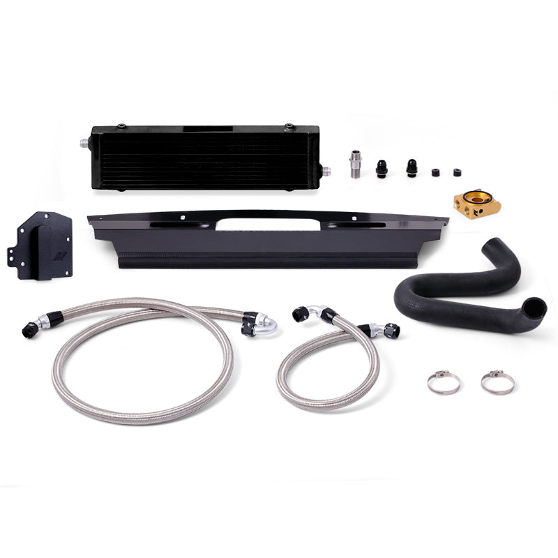 Mishimoto 2015+ Ford Mustang GT Thermostatic Oil Cooler Kit - Silver - eliteracefab.com