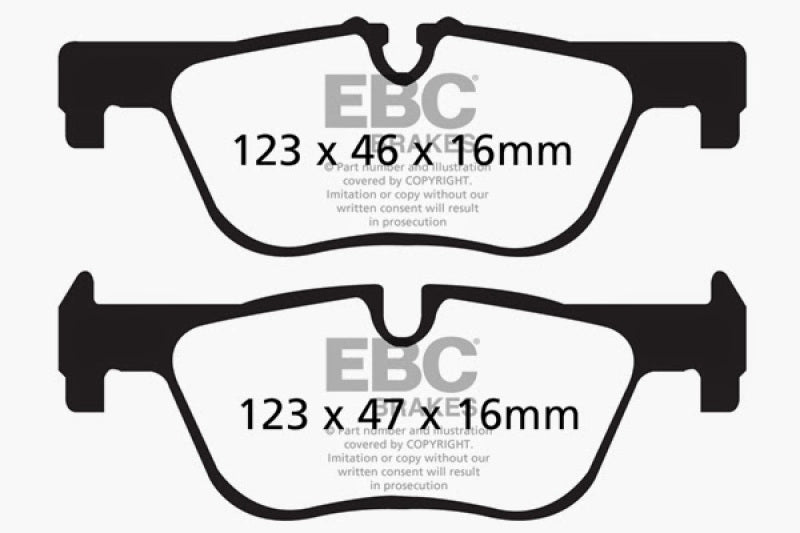 EBC Ultimax2 Rear Brake Pads - UD1613 EBC