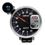 AutoMeter GAUGE; TACHOMETER; 5in.; 10K RPM; PEDESTAL W/EXT. SHIFT-LITE; COBALT