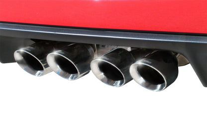 Corsa 09-13 Chevrolet Corvette C6 6.2L V8 Polished Xtreme Axle-Back Exhaust - eliteracefab.com