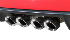 Corsa 05-08 Chevrolet Corvette C6 6.0L V8 Polished Xtreme Axle-Back Exhaust - eliteracefab.com