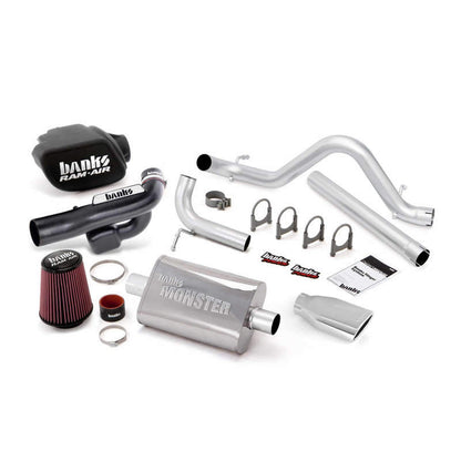 Banks Power 12-15 Jeep 3.6L Wrangler 4dr Stinger Sys (no AutoMind) - SS Single Exh w/ Chrome Tip Banks Power