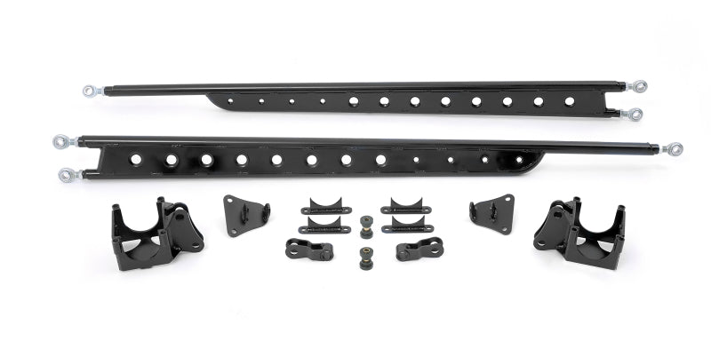 Fabtech 99-10 Ford F250/350 4WD Floating Rear Traction Bar System - eliteracefab.com