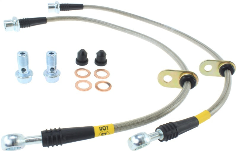 STOPTECH 92-01 TOYOTA CAMRY STAINLESS STEEL REAR BRAKE LINES, 950.44516 - eliteracefab.com