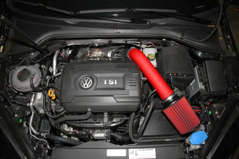 AEM 2015 Volkswagen Golf GTI 2.0L Cold Air Intake System Wrinkle Red - eliteracefab.com