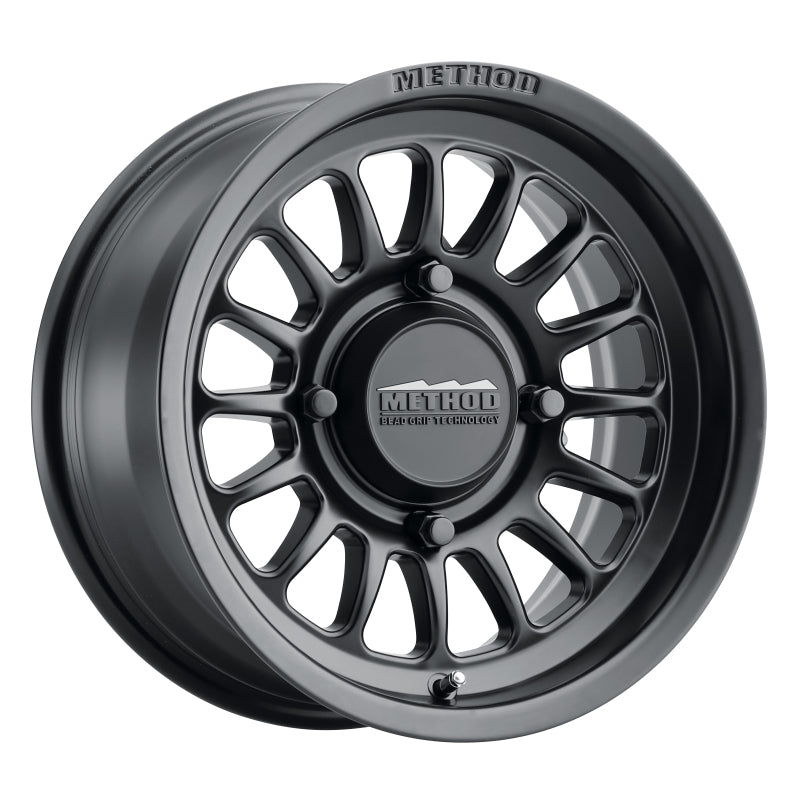 Method MR411 15x7 5+2/+38mm Offset 4x136 106.25mm CB Matte Black Wheel - eliteracefab.com