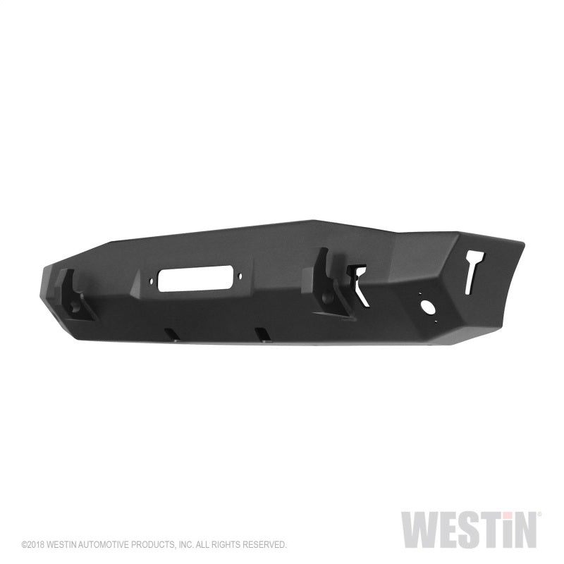 Westin 18-22 Jeep Wrangler JL / 20-22 Gladiator WJ2 Stubby Front Bumper - Tex. Blk Westin