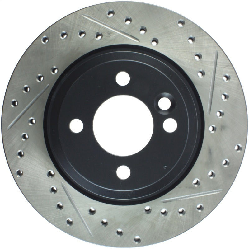 StopTech 02-07 Mini Cooper/Cooper S Slotted & Drilled Left Front Rotor Stoptech