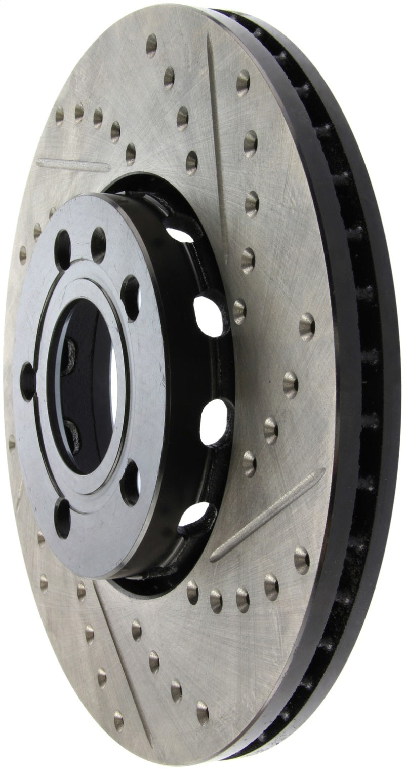StopTech 96-7/04 Audi A4 / 95-01 A6 / 7/98-05 VW Passat Left Front Slotted and Drilled Rotor Stoptech