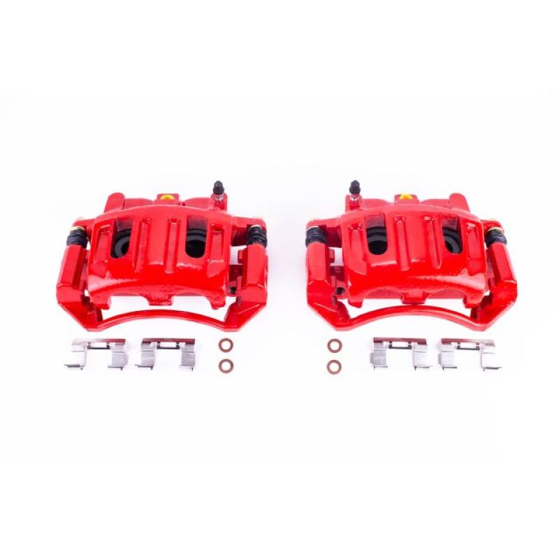 Power Stop 03-04 Dodge Dakota Front Red Calipers w/Brackets - Pair PowerStop