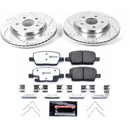 Power Stop 16-18 Cadillac CT6 Rear Z26 Street Warrior Brake Kit - eliteracefab.com