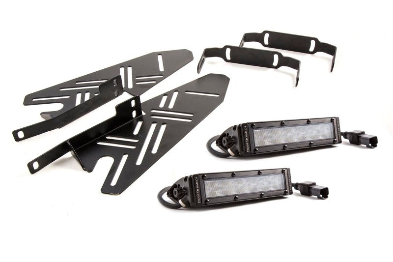 Diode Dynamics DD6005 SS6 white wide LED fog light kit for 2017-2020 Ford Raptor