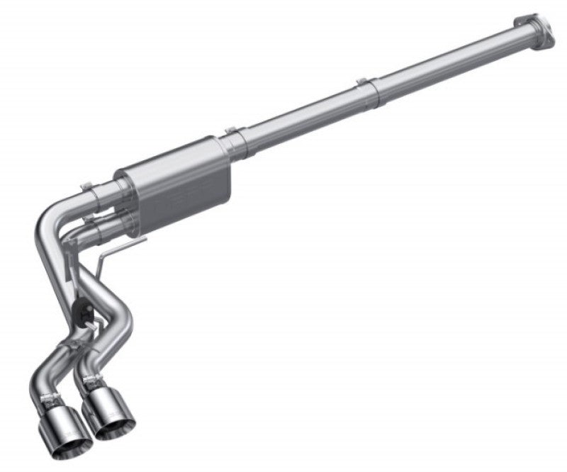 MBRP S5217AL Cat-Back Exhaust for 2021-2024 Ford F-150 with Dual Pre-Axle Exit and Race Profile Sound