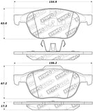 StopTech Premium Ceramic Front Brake Pads - 308.10440