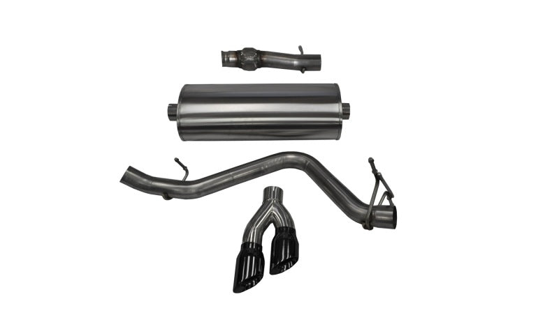 Corsa 14 GMC Sierra/Chevy Silv 1500 Reg. Cab/Std. Bed 5.3L V8 Black Sport Single Side CB Exhaust CORSA Performance