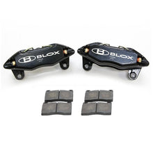 Load image into Gallery viewer, BLOX Racing Forged 4 Piston Calipers and Pads (Fits Honda/Acura 262mm Rotors) BLOX Racing