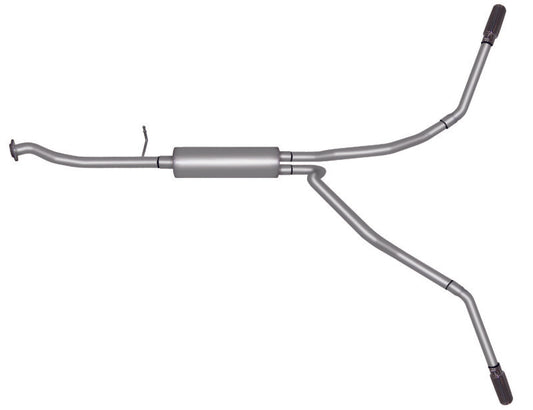 Gibson 99-01 Chevrolet Silverado 1500 Base 4.3L 2.5in Cat-Back Dual Extreme Exhaust - Stainless Gibson