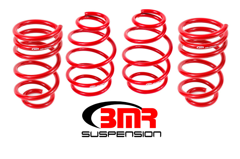 BMR SET 1.0" LOWERING SPRINGS - RED (10-15 CAMARO V8) - eliteracefab.com