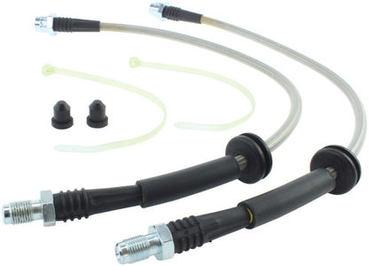 StopTech 04-06 Mini & Mini S Rear Stainless Steel Brake Line Kit - eliteracefab.com