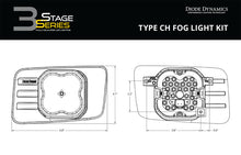 Load image into Gallery viewer, Diode Dynamics SS3 Type CH LED Fog Light Kit Pro - Yellow SAE Fog