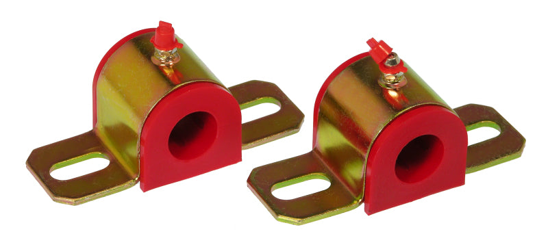 Prothane Universal Greasable Sway Bar Bushings - 7/8in - Type B Bracket - Red