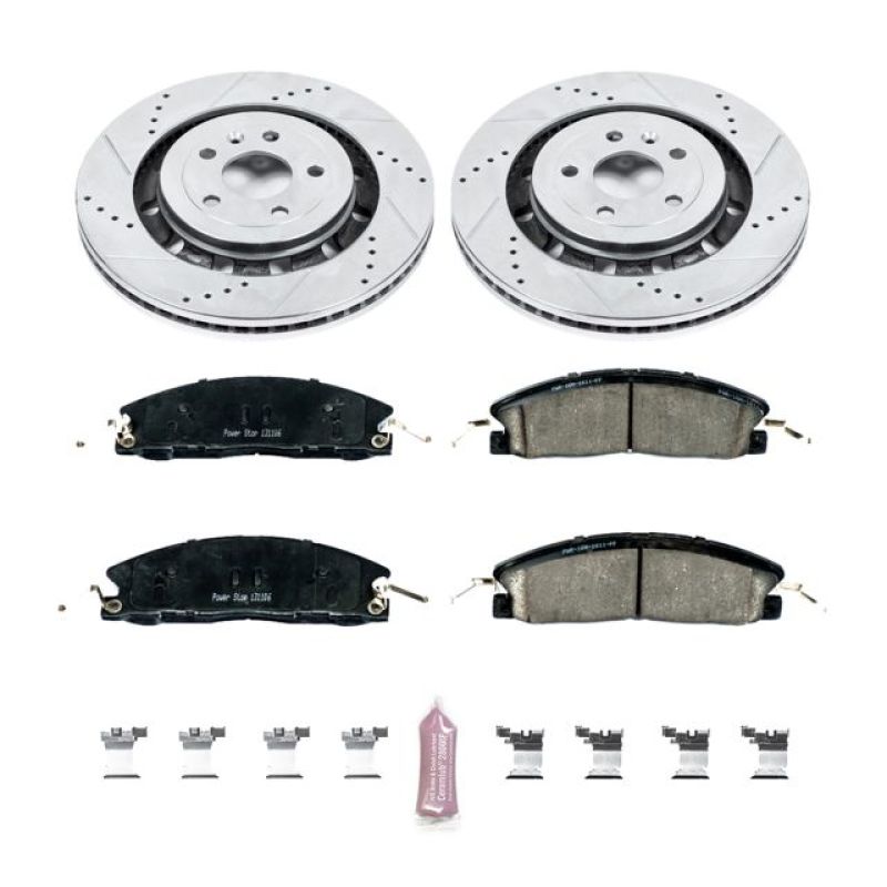 Power Stop 13-19 Ford Explorer Front Z23 Evolution Sport Brake Kit - eliteracefab.com