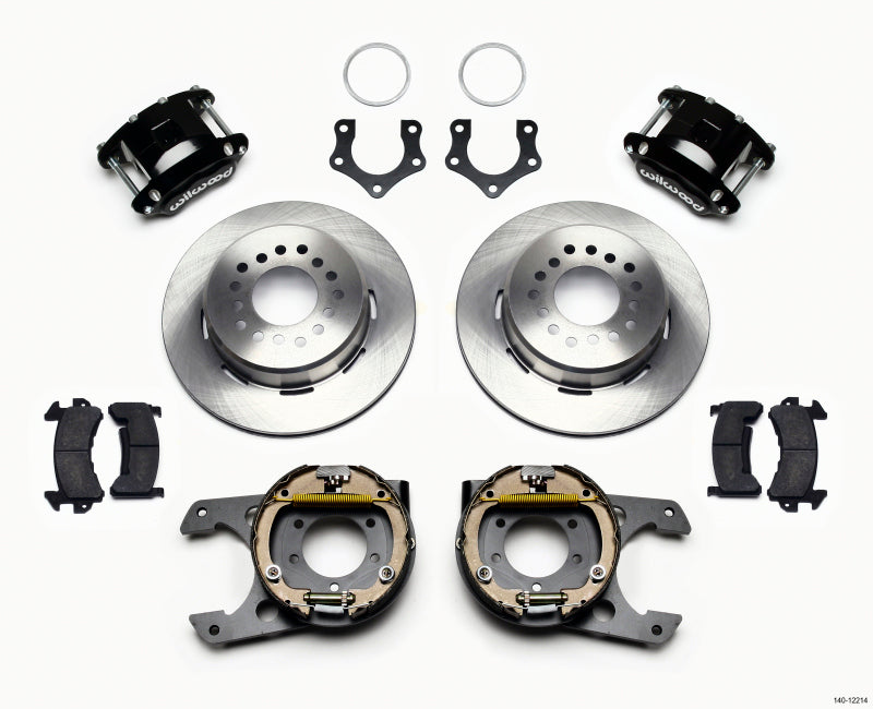 Wilwood D154 P/S Park Brake Kit Mopar/Dana 2.36in Off w/Snap Ring Brng Wilwood