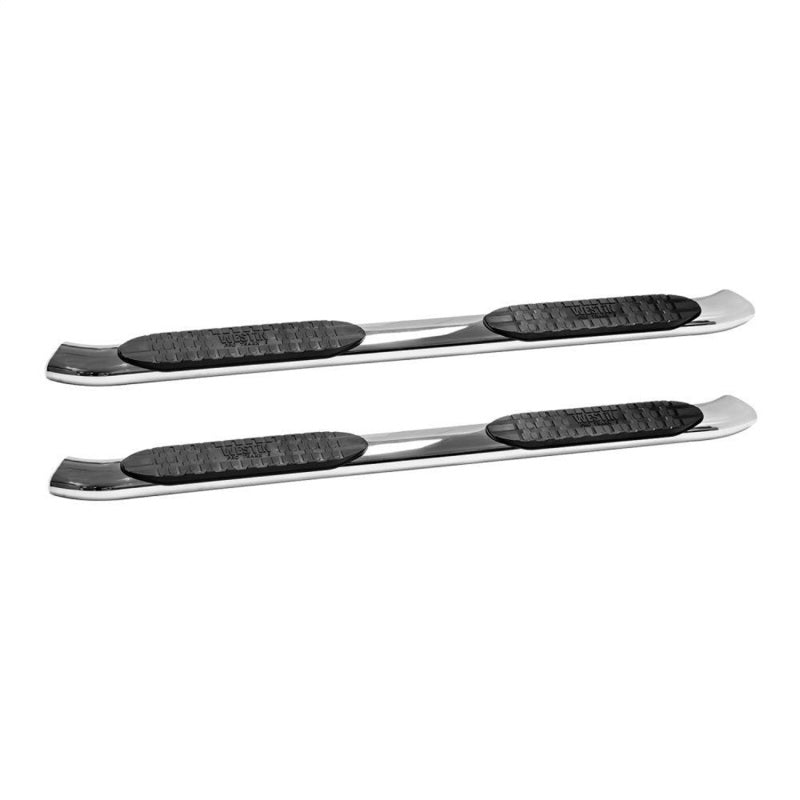 Westin 2007-2013 Chevy Silverado 1500 Ext Cab PRO TRAXX 5 Oval Nerf Step Bars - SS