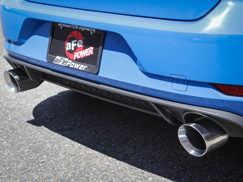 aFe MACHForce XP 3in-2.5in SS Exhaust Cat-Back 18-19 Volkswagen GTI (MK7.5) L4-2.0L (t) - Polished aFe