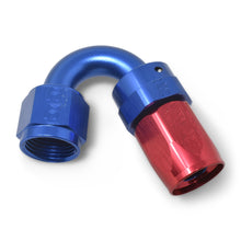 Load image into Gallery viewer, Russell Performance -12 AN Red/Blue 150 Degree Full Flow Swivel Hose End (With 1-1/8in Radius)