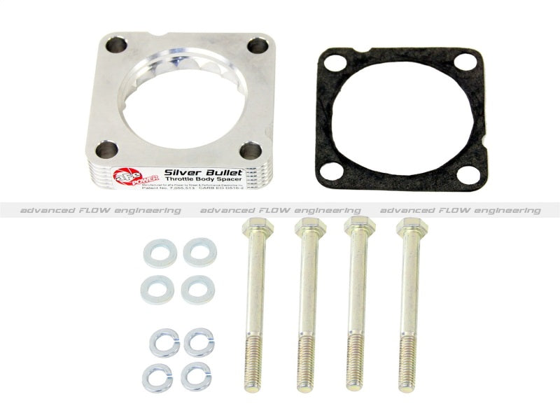 aFe Silver Bullet Throttle Body Spacer 12 Honda Civic Si / 08-12 Honda Accord / 09-12 Acura TSX - eliteracefab.com