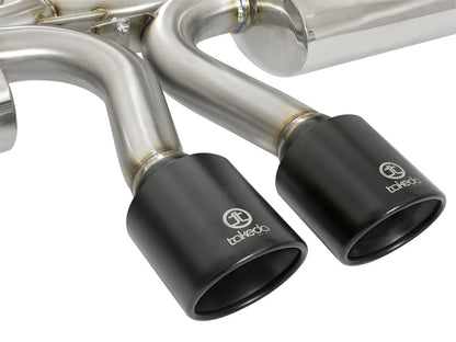 aFe Takeda 3in 304 SS Cat-Back Exhaust w/ Dual Center Black Tips 17+ Honda Civic Si (2dr) I4 1.5L aFe