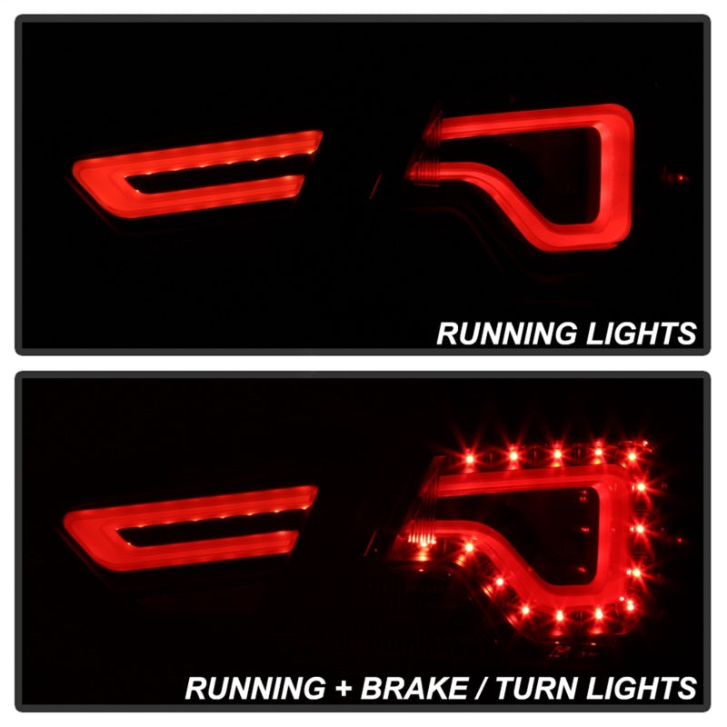 xTune 14-18 Chevy Impala (Excl 14-16 Limited) LED Tail Lights - Black (ALT-JH-CIM14-LBLED-BK) - eliteracefab.com