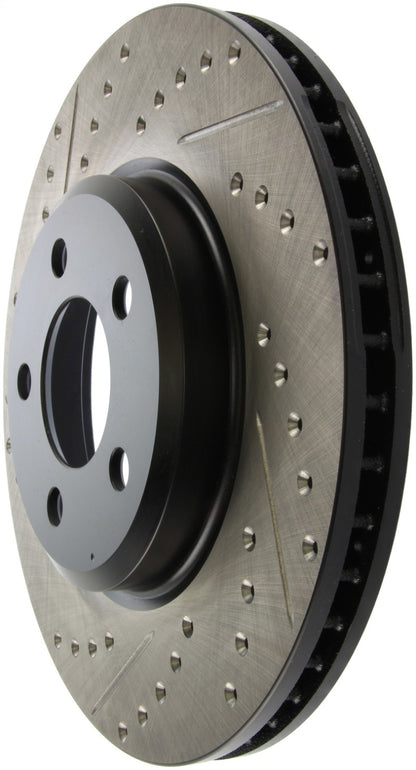 StopTech 05-13 Chrysler300/300C / 09-12 Dodge Challenger Front Right Drilled & Slotted Rotor Stoptech