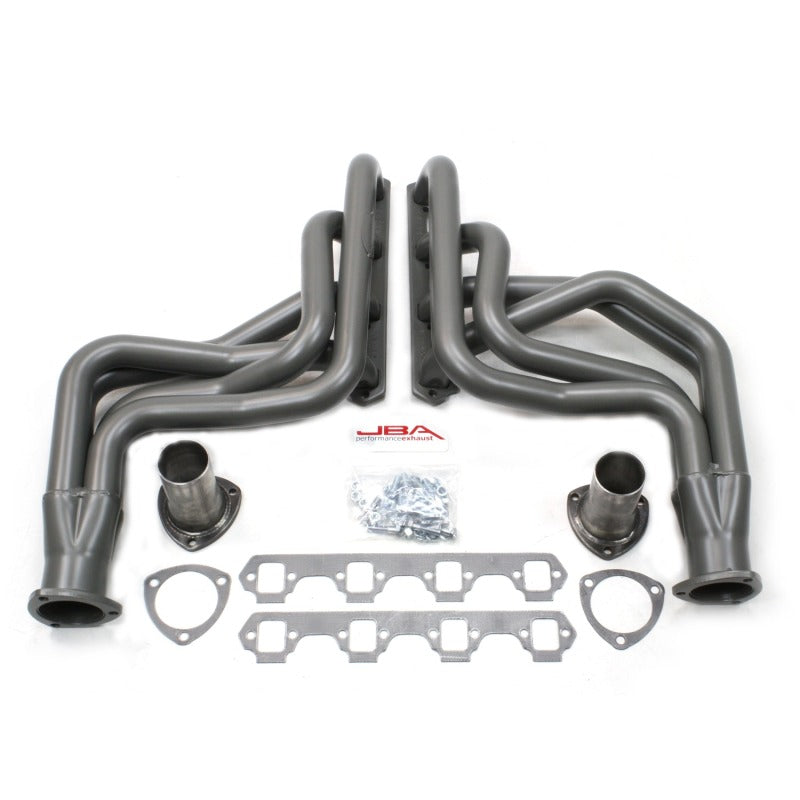 JBA 65-73 Ford Mustang 260-351W (w/Mustang II Suspension) 1-3/4in Primary Ti Ctd Long Tube Header JBA