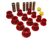 Load image into Gallery viewer, Energy Suspension 00-04 Ford Excursion 4WD / 99-04 F250/F350 4WD Red Front Leaf Spring Bushing Set - eliteracefab.com