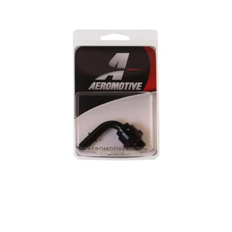 Aeromotive Fitting - AN-06 - 90 Degree - 3/8 Male Quick Connect Aeromotive